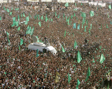 Hamas Holds Huge Popular Festival Marking 20th Anniversary