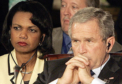 Remember him? Bush begins Middle East tour