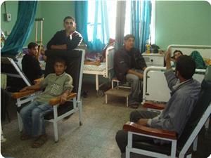 IOF artillery shells Palestinian hospital