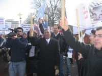 US Copts protest against construction of NY mosque near Ground Zero