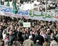 Protestors unite in Jordan demanding the severing of Israeli ties.