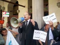 Egyptian national parties organize strike