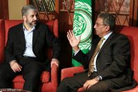 Mishaal confers with Mousa on Palestinian reconciliation