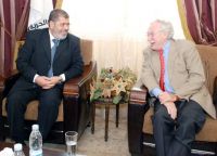 FJP Receives French Ambassador in Cairo