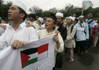 Demonstrators mark International J’lem Day in Moscow