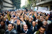 Historical court decision revoking demolition order for Muslim Brotherhood's charity hospital.
