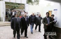 Morsi and Katatni During Inspection Tour: People are the Real Winner in Egypt's Elections