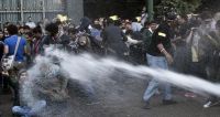 The Muslim Brotherhood condemns any violence against peaceful protestors