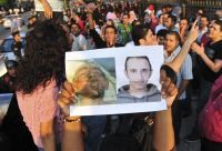 Activists in London protest against police torture in Egypt